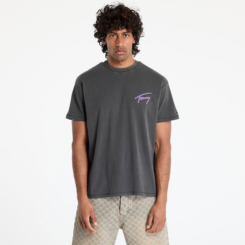 Majica kratkih rukava Tommy Hilfiger Tommy Jeans Relaxed Faded Graphic Tee Siva | DM0DM20768 BDS