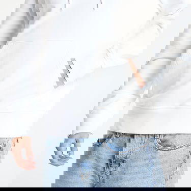 Dukserice CALVIN KLEIN Calvin Klein Jeans Typeface Graphic Hoodie Bijela | J30J327403 YAF, 2