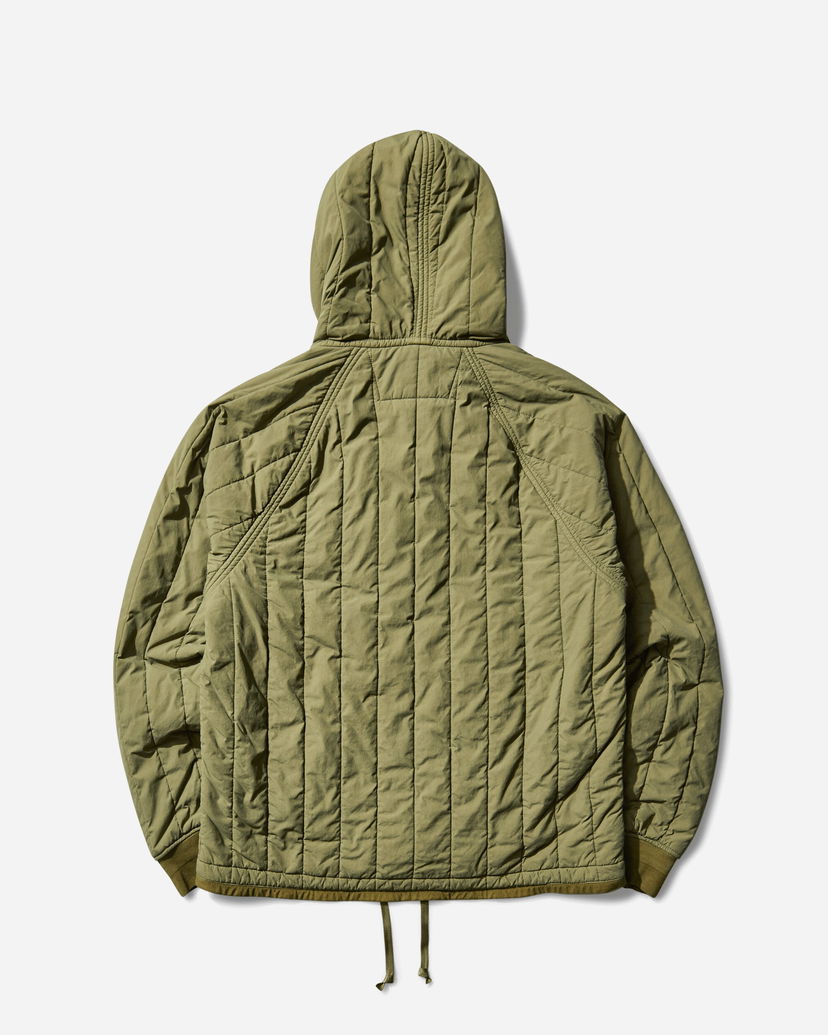 Pernata jakna C.P. Company GD Quilted Hooded Liner Goggle Jacket Zelena | 19CMOW081A-110437G 652
