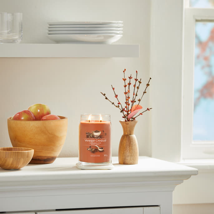 Svijeće Yankee Candle Large Jar Candle Cinnamon Stick 2 Wicks Narančasta | 40375, 1