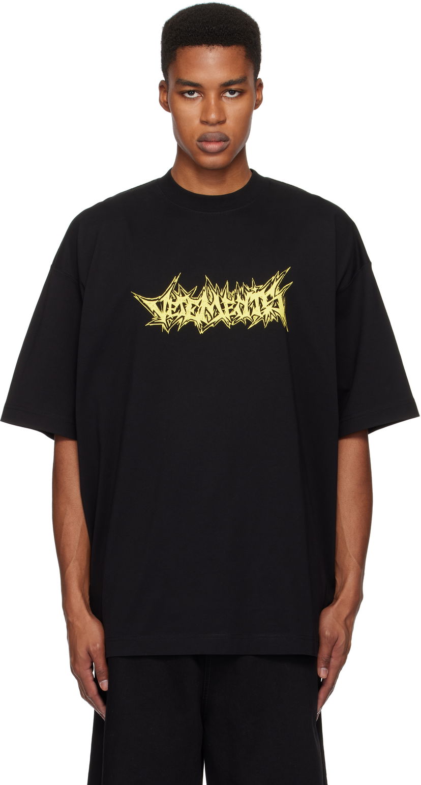 Majica kratkih rukava VETEMENTS Living Legend Oversized T-Shirt Crna | UA66TR655B