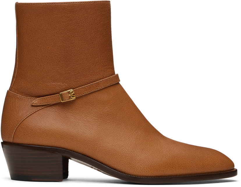 Njega cipela Valentino Valentino Garavani Pat Ankle Boots Smeđa | 6Y2S0J27DQX