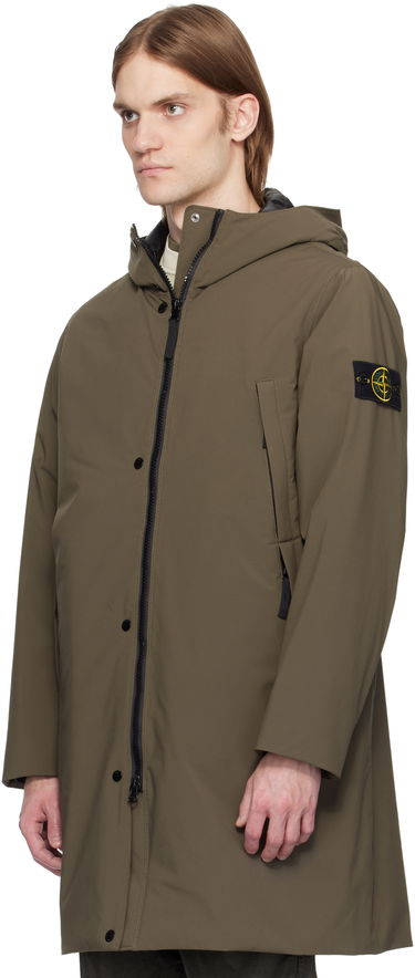 Kabanica Stone Island Stone Island Soft Shell-R E.Dye Technology Coat Zelena | K1S15 7100001 S0A27, 3