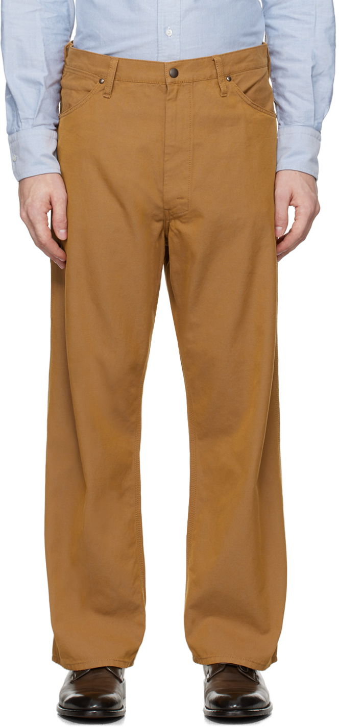 Hlače BEAMS BEAMS PLUS Painter Trousers Smeđa | 3824-0250-791