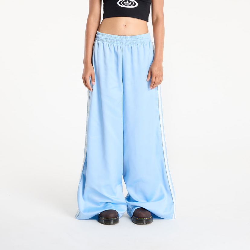 Trenirka adidas Originals adidas Originals Satin Wide Leg Tracksuit Bottoms Plava | KC8814