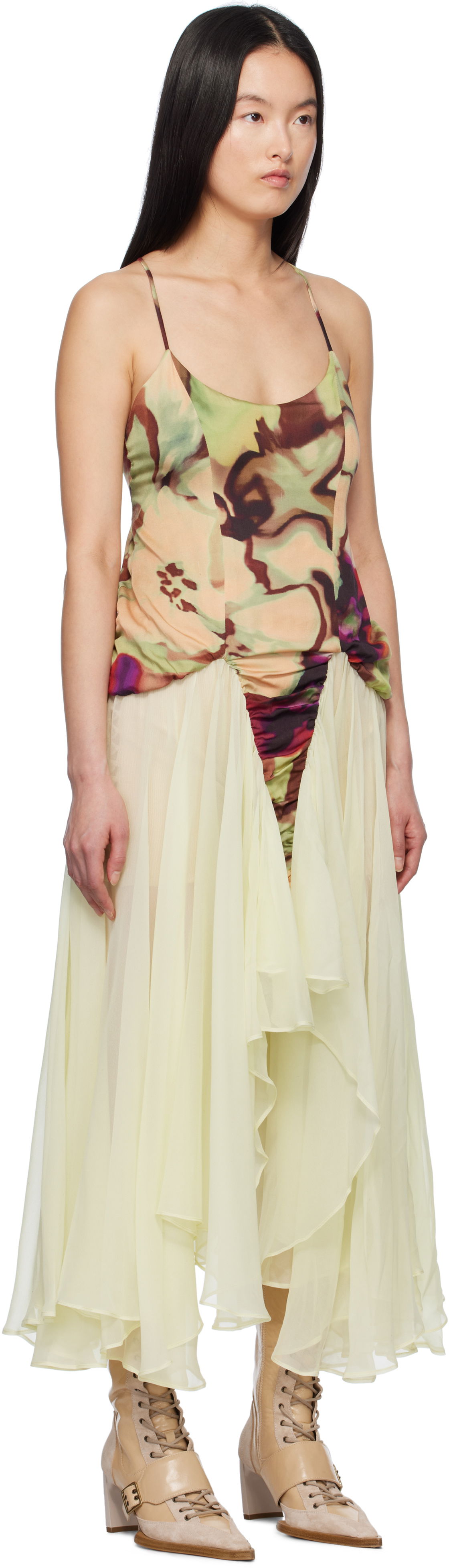 Haljina Collina Strada Collina Strada Magnolia Print Maxi Dress Višebojno | XX4013, 1