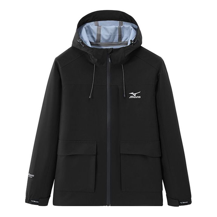 Vjetrovka Mizuno Outdoor Hooded Jacket Crna | A2CE3108