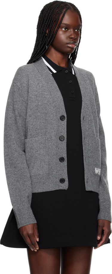 Džemper We11done We11done Patch Pocket Cardigan Siva | WD-KC3-23-621-U-CH, 4