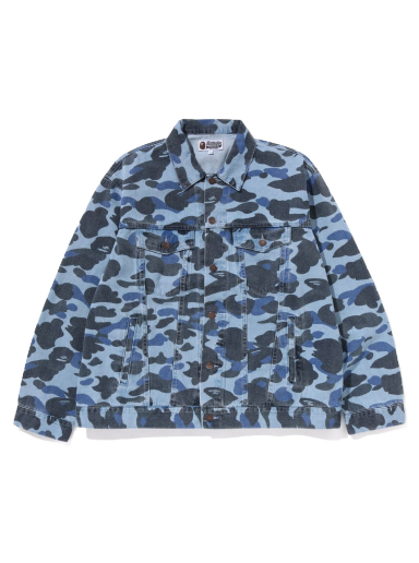 Jakna BAPE Color Camo Denim Jacket Tamnoplava | 1J30-140-008