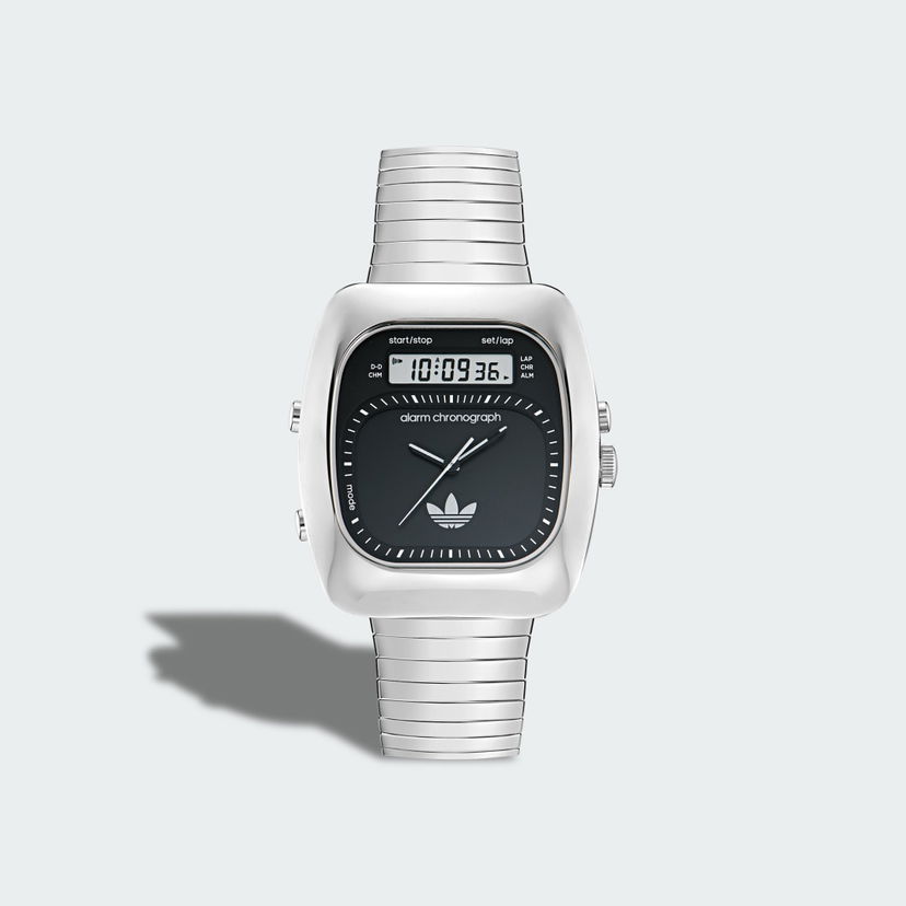 Satovi adidas Performance Digital Analog Chronograph Watch Athletics One Metalik | JK7683