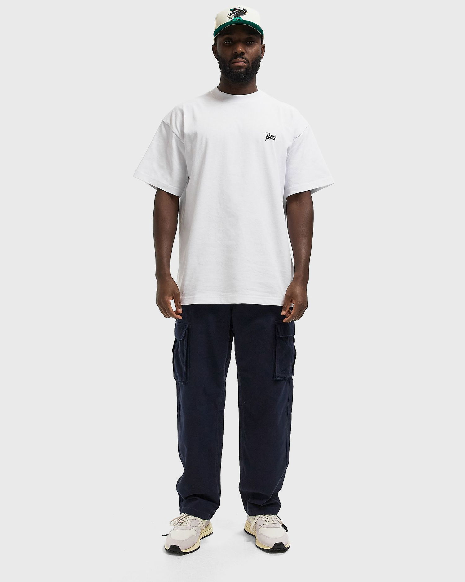 Cargo hlače Patta Straight Fit Cargo Pants Tamnoplava | POC-AW25-4100-338-0019-202, 1