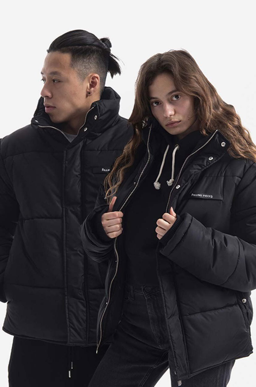 Bomber jakna Filling Pieces Pieces Bomber Jacket Crna | 8622201861