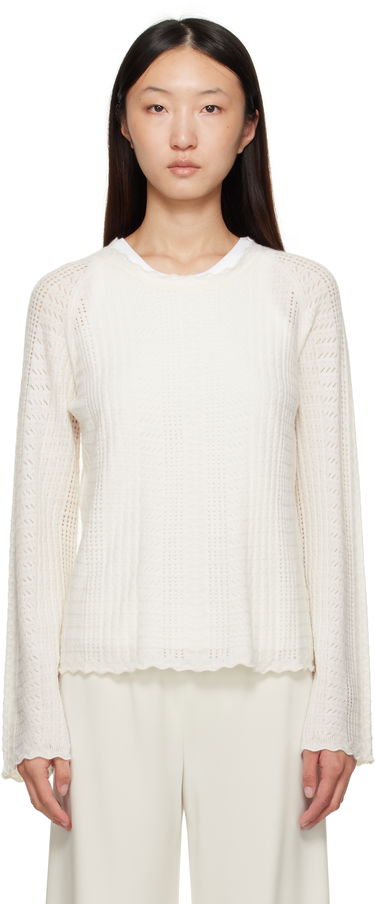 Džemper Loulou de Saison Loulou de Saison Greta Knit Sweater Bijela | GRETA, 0