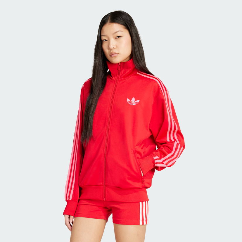 Trenerka adidas Performance Adicolor Classic Firebird Loose Track Jacket Crvena | JW3665