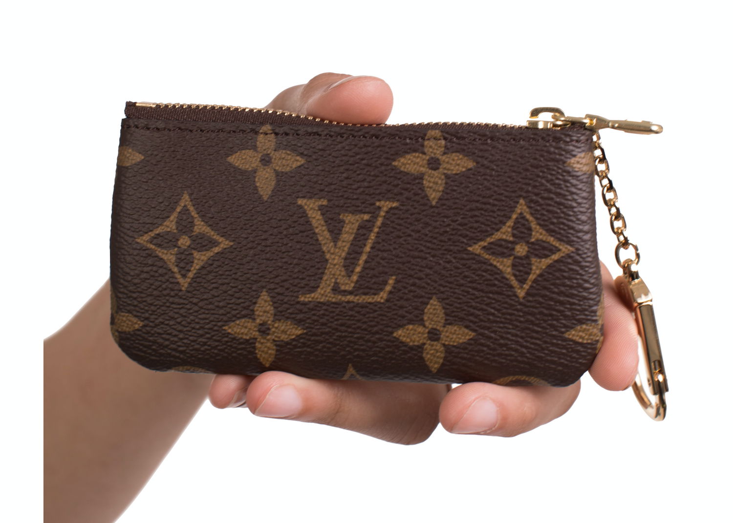 Privjesci za ključeve Louis Vuitton Key Pouch Monogram Brown Smeđa | M62650, 1