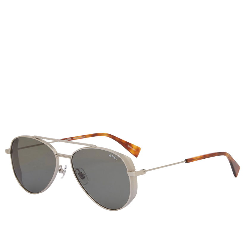 Sunčane naočale A.P.C. A.P.C. Bill Aviator Sunglasses Metalik | MEAEJ-M75013-RAB