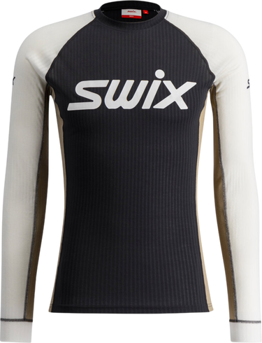 Majica kratkih rukava SWIX Long-Sleeved Ribbed Top RaceX Classic Crna | 10115-23-94600, 0