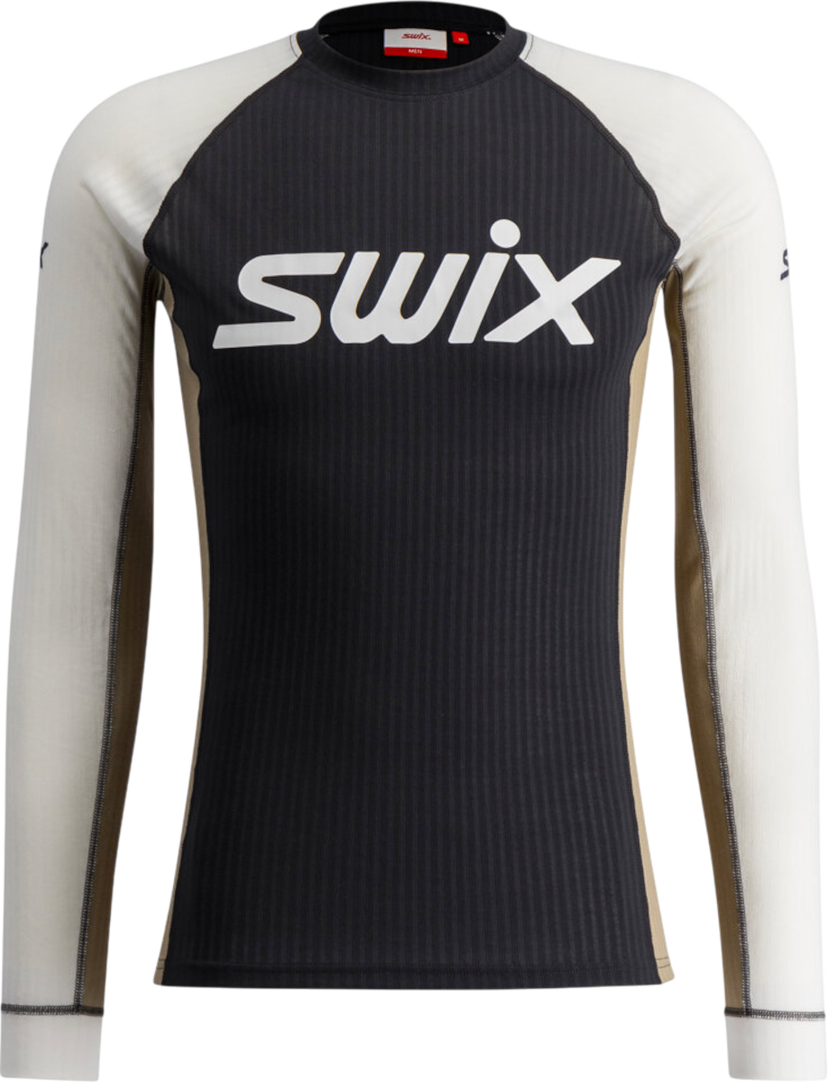 Majica kratkih rukava SWIX Long-Sleeved Ribbed Top RaceX Classic Crna | 10115-23-94600