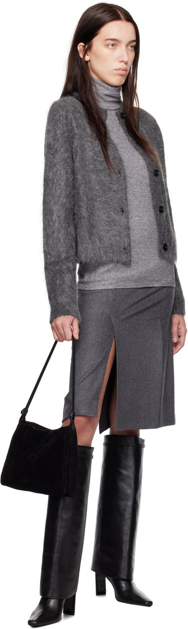 Džemper Loulou de Saison Loulou de Saison Arsen Cardigan Siva | ARSEN, 3
