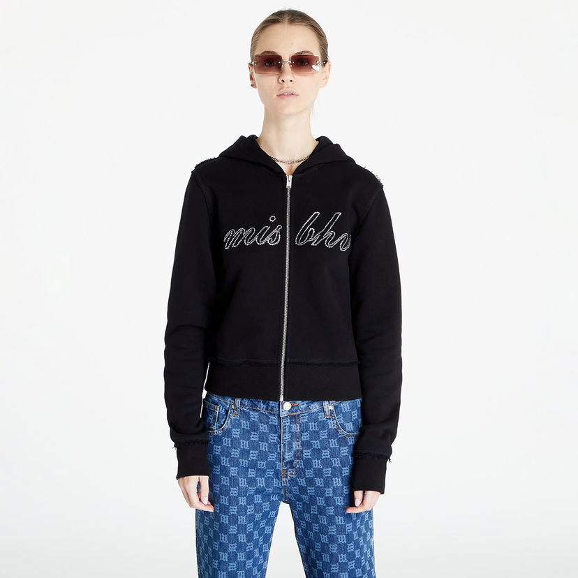 Dukserice MISBHV Crystal Zipped Hoodie Crna | 240W201