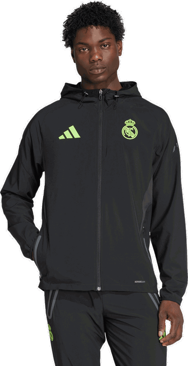 Jakna adidas Performance Real Madrid Tiro 25 Pro Vis Tech Travel Jacket Crna | JV5324, 4