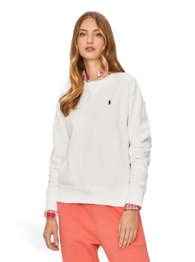 Dukserice Polo by Ralph Lauren Embroidery Sweater Bijela | 211794395002