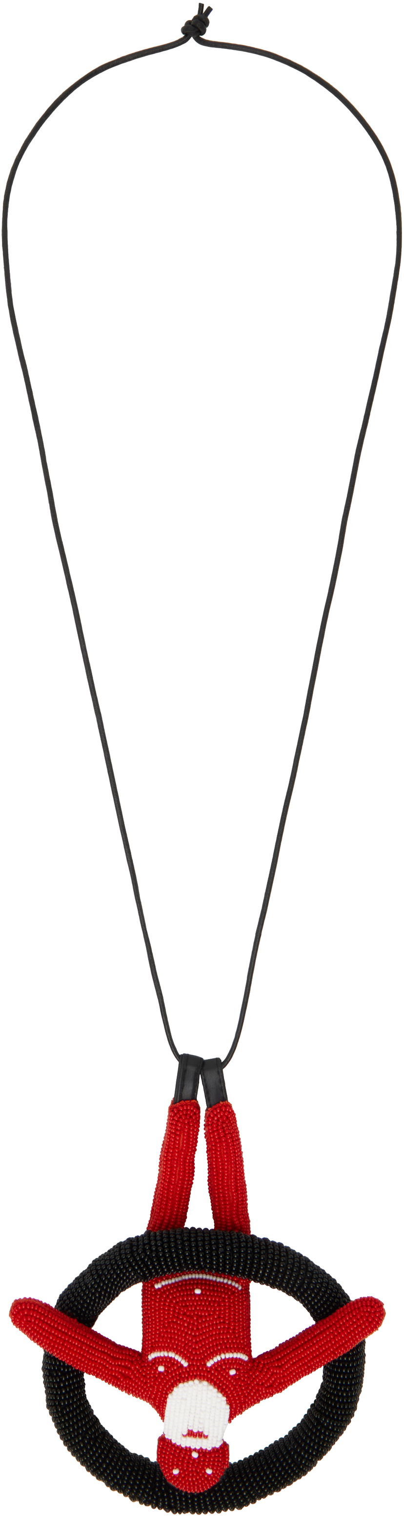Ogrlica Walter Van Beirendonck Beaded Necklace Crvena | 9033