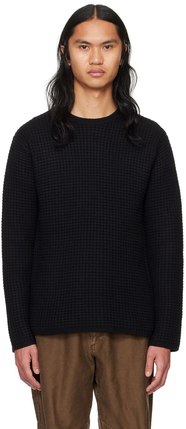 Džemper John Elliott Waffle Sweater Crna | D158P9410A