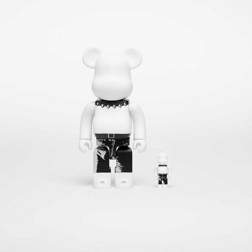 Kolekcionarsko Medicom Toy BE@RBRICK The Rolling Stones Sticky Fingers Design Ver. 100% & 400% Set Bijela | MT_0048
