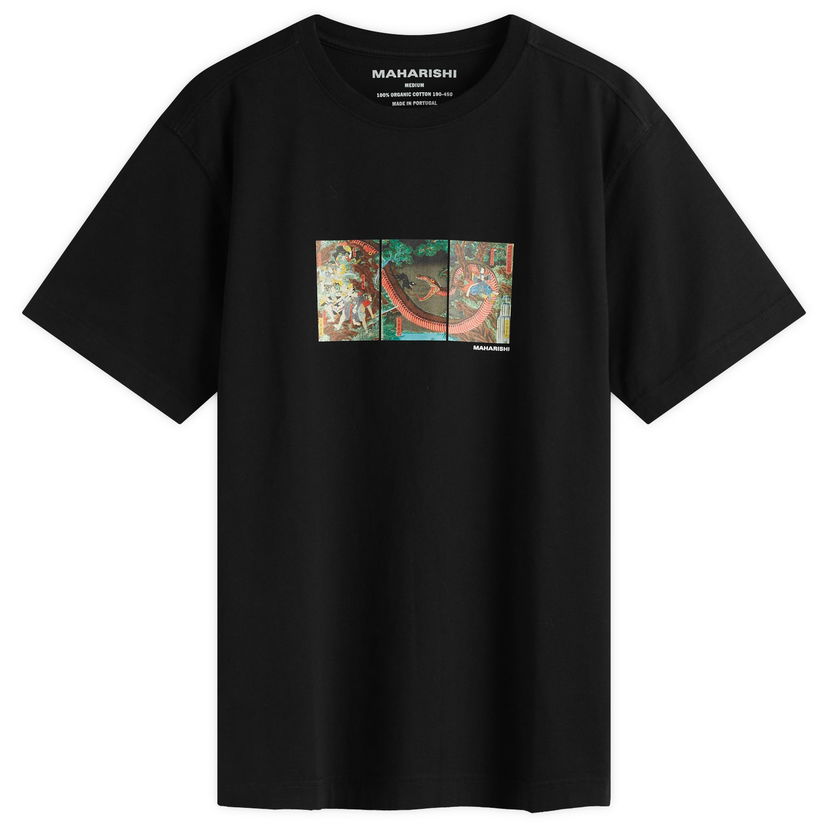Majica kratkih rukava Maharishi Maharishi Snake Triptych Graphic Tee, Size Large Crna | 1540-BLK