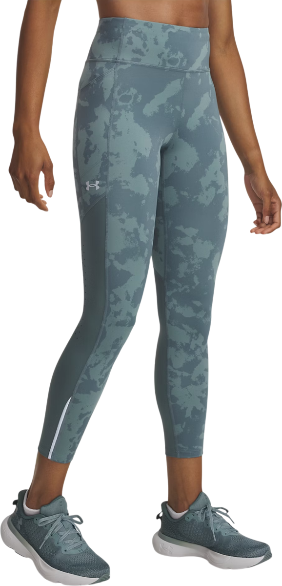 Čarape Under Armour Launch Ankle Print Tights Tirkiz | 1369772-587