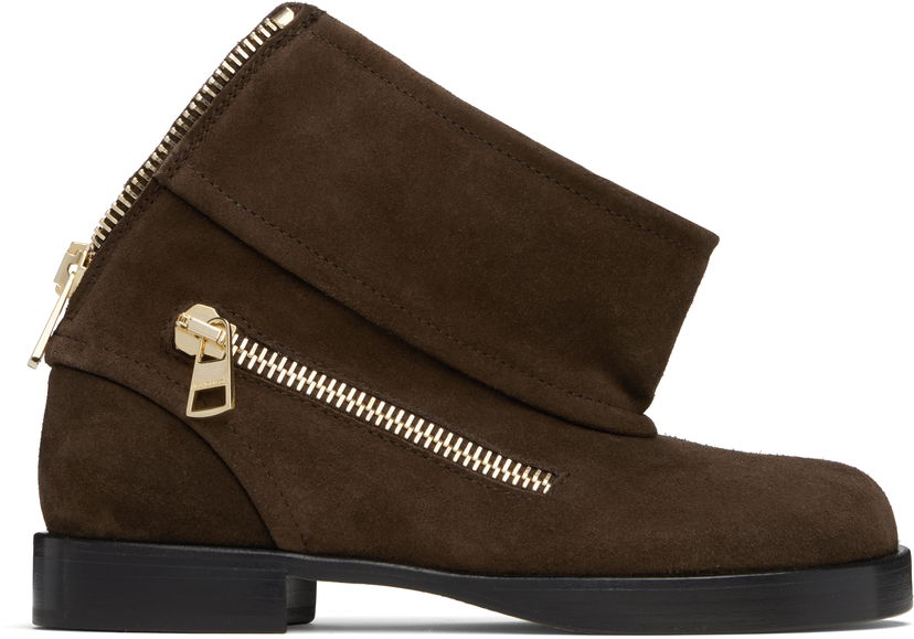 Odjeća JW Anderson JW Anderson Suede Biker Boots Smeđa | BT0102-LA0240