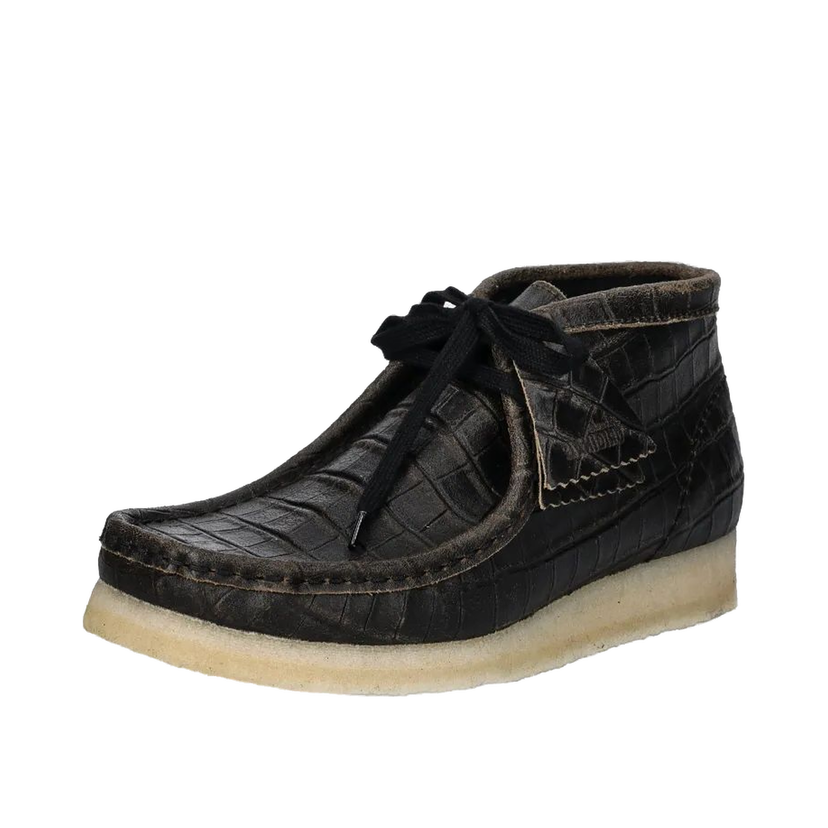 Tenisice i cipele Clarks Wallabee Boot Leather Crna | 26179161