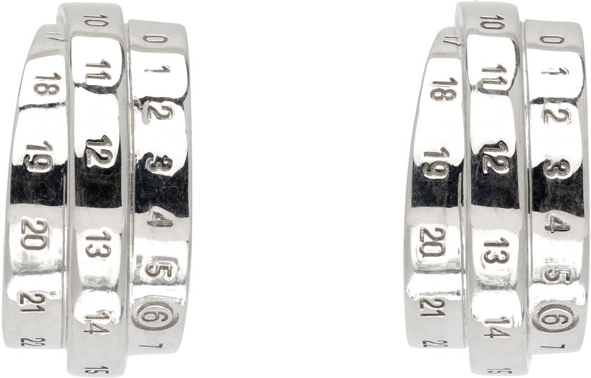Naušnice Maison Margiela MM6 Maison Margiela Numeric Cuff Earrings Metalik | SM6VG0097 P6627