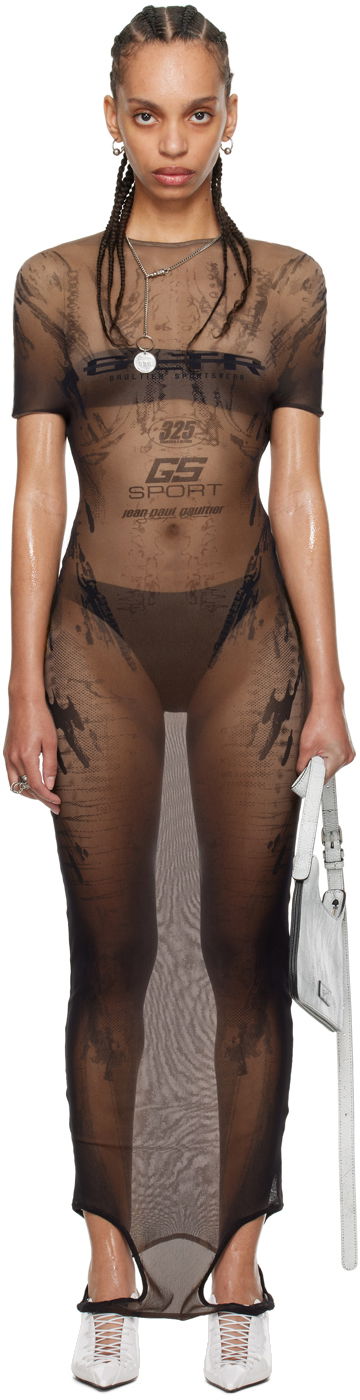 Haljina Jean Paul Gaultier Shayne Oliver Edition Maxi Dress Crna | 24/27-F-RO183-T550-6700