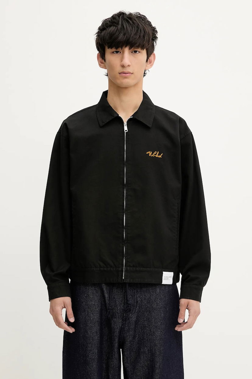 Jakna Neighborhood NEIGHBORHOOD Zip Work Jacket Crna | 251TSNH.JKM02
