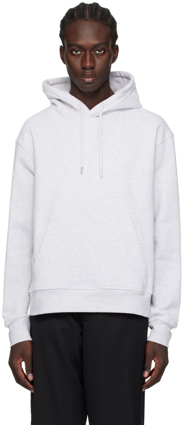 Dukserice Jacquemus Les Classiques 'Le Sweatshirt Brodé' Hoodie Siva | 22H245JS310-2120