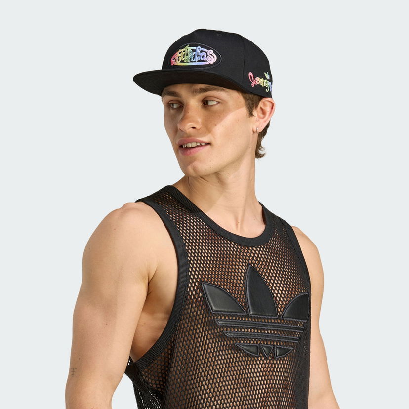 Kapa adidas Performance Jeremy Scott Pride Fitted Cap Crna | JW8026