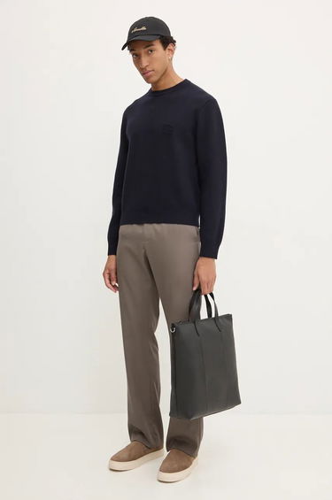 Džemper Nanushka Navy Blue Wool Sweater Tamnoplava | NM24PFSW00357, 1