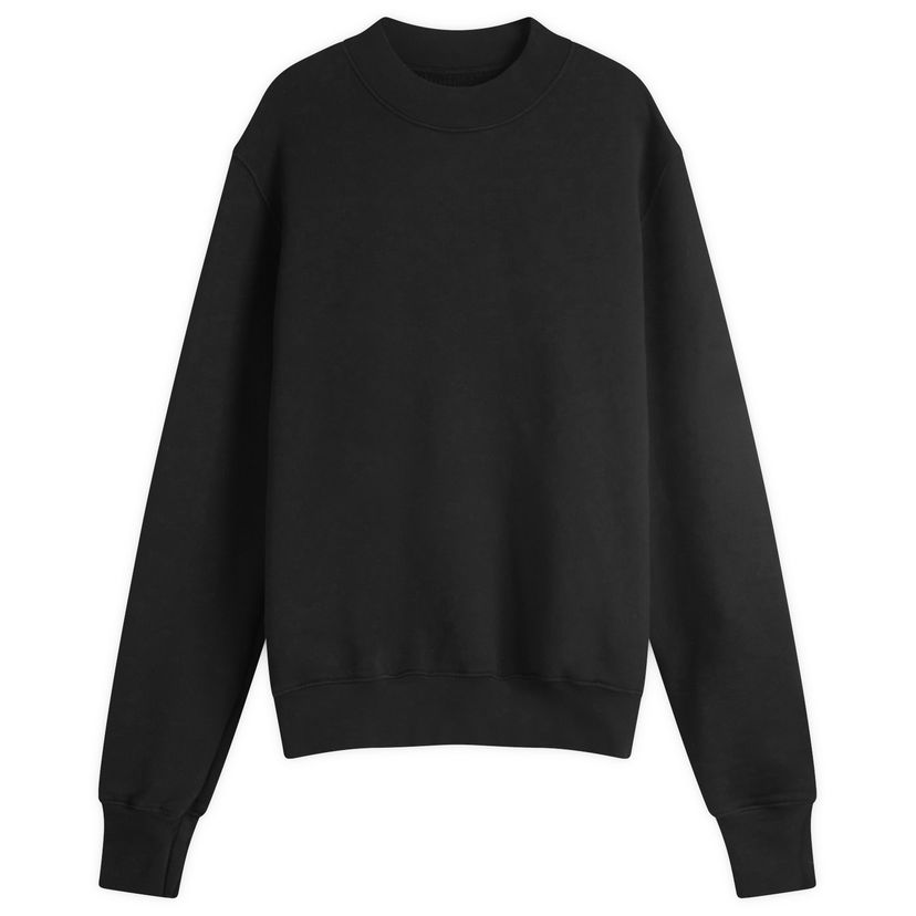Dukserice LES TIEN Heavyweight Banded Mock Neck Polo Crna | CF-1100-JTB