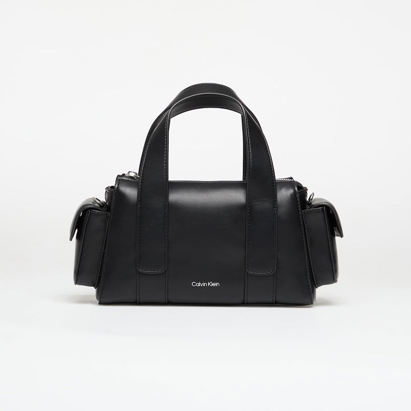 Torba za rame CALVIN KLEIN Calvin Klein Webbing Strap Pocket Crossover Bag Crna | LV04F3291G 2QP
