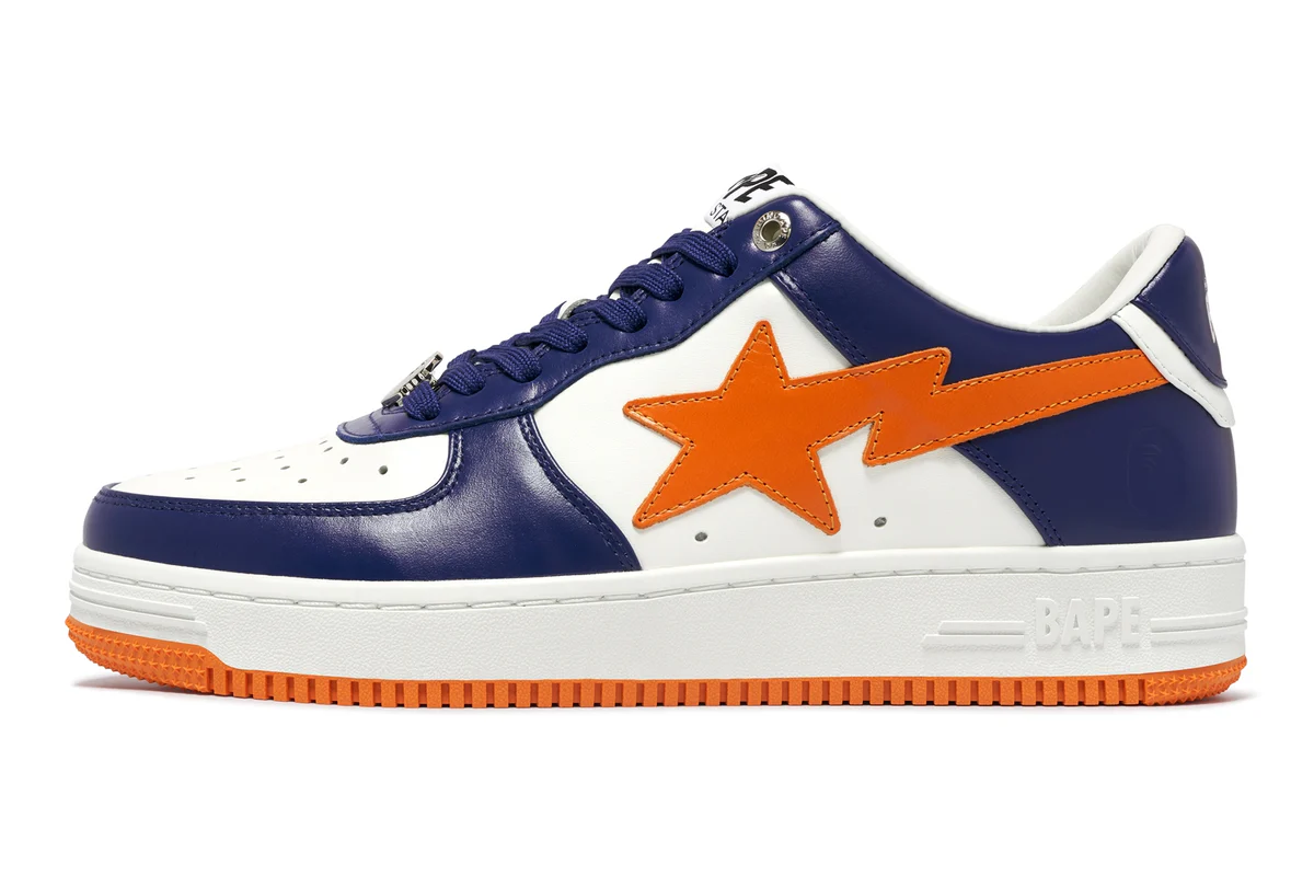 Tenisice i cipele BAPE Bape Sta #3 Blue/Orange Crna | 0ZXSHM191303M-BLU, 1