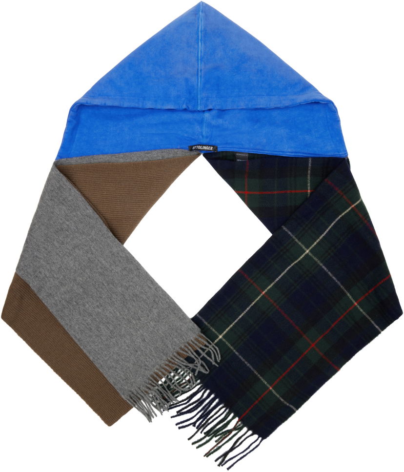 Šal Ottolinger Ottolinger Deconstructed Hoodie Scarf Plava | 129-902828-02