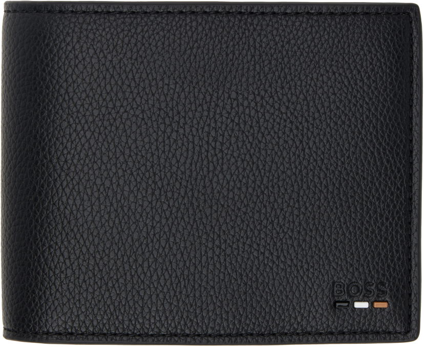 Novčanik BOSS Men's Leather Trifold Wallet Crna | 50536503