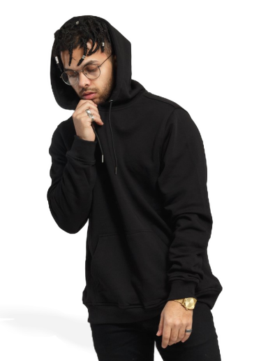 Dukserice Urban Classics Basic Terry Hoody Crna | TB2392 Black
