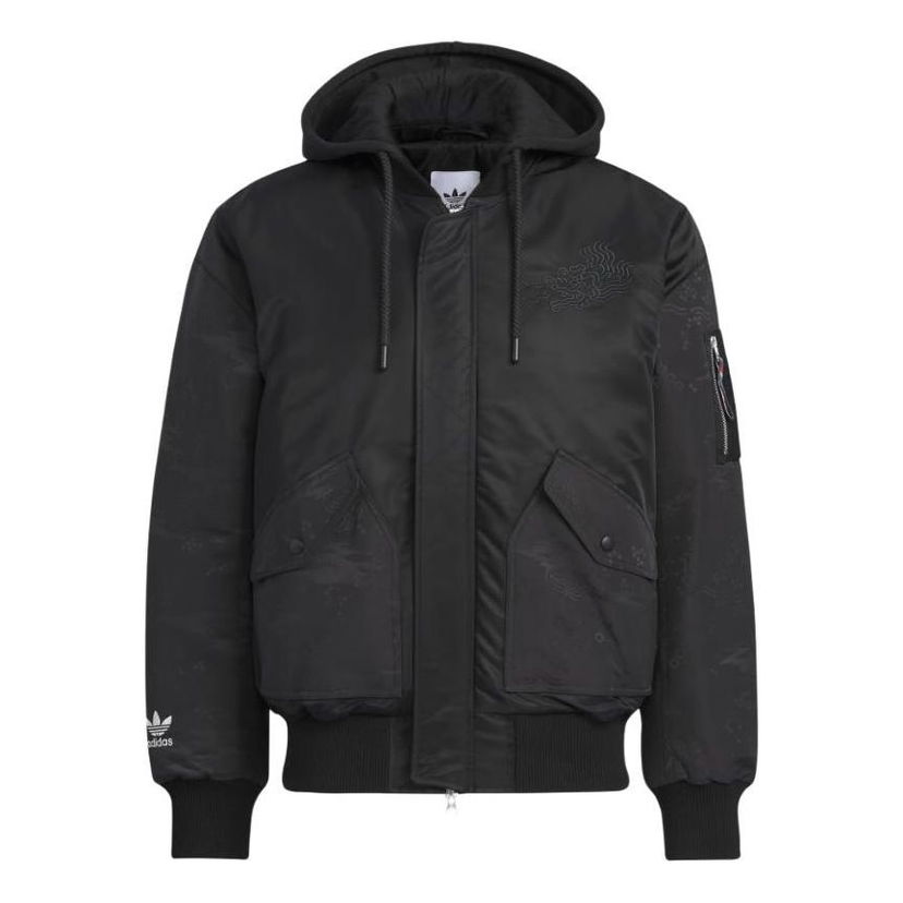 Bomber jakna adidas Originals Originals Padded MA Jacket Crna | IX4232