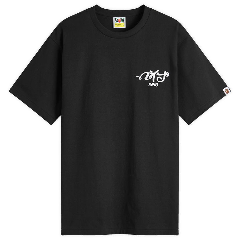Majica kratkih rukava BAPE Embroidery Style Souvenir Logo T-Shirt Crna | 001TEK801025M-BLK