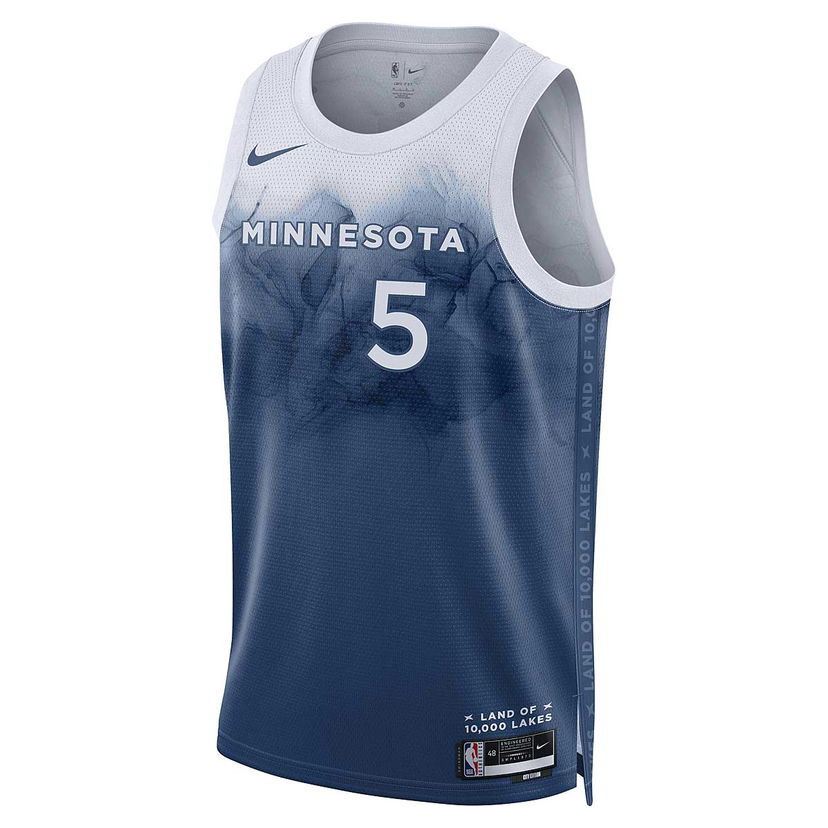 Dres Nike NBA Minnesota Timberwolves City Edition Swingman Jersey Anthony Edwards Plava | DX8510-481