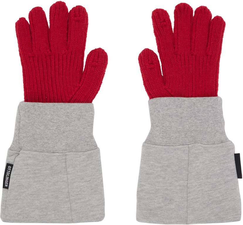 Rukavice Ottolinger Ottolinger Deconstructed Sleeve Gloves Crvena | 129-902928-02