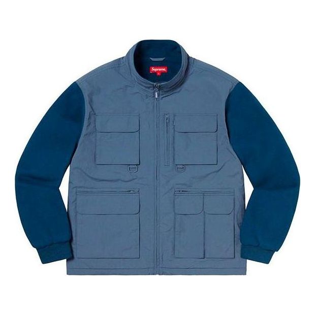Vjetrovka Supreme Upland Fleece Jacket Plava | SUP-FW19-944